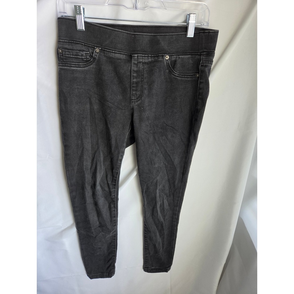 Amazon Essentials Womens Pull On Jegging Charcoal Gray Skinny Pants Short